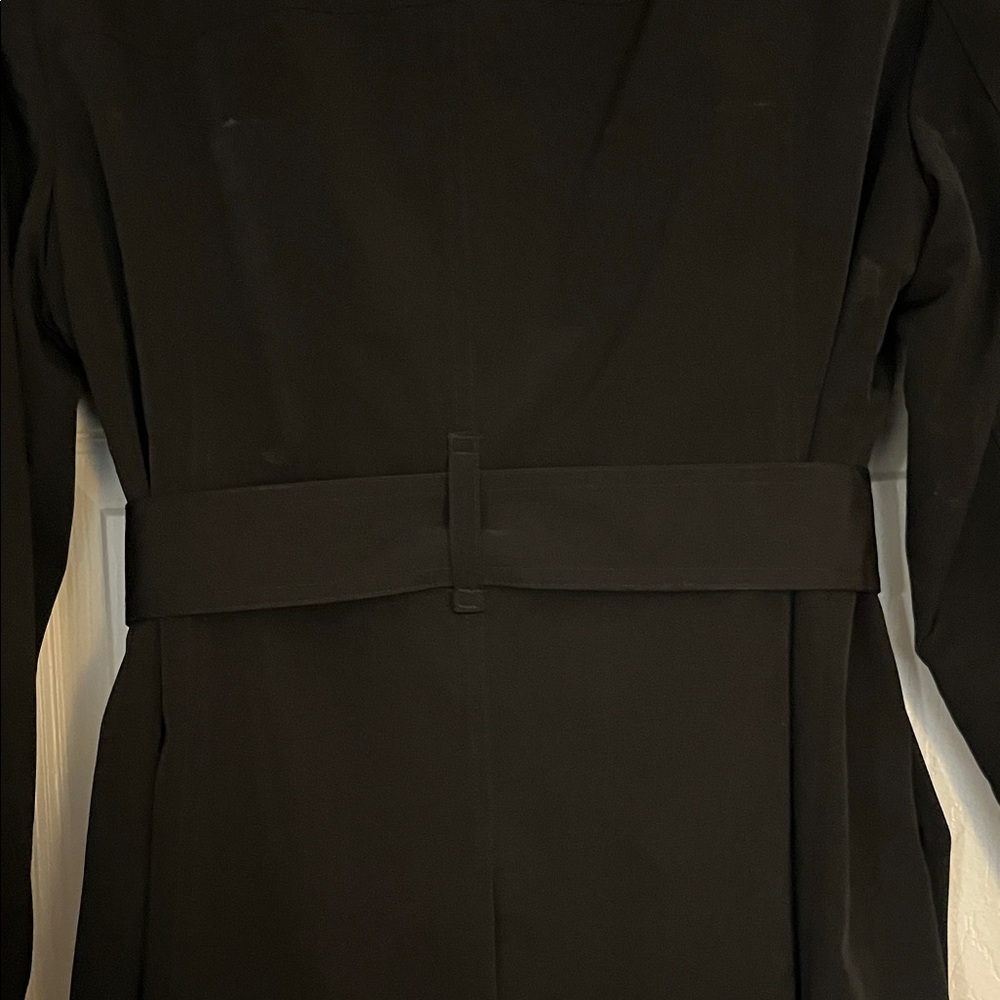 Trench Coat, London Fog Women's Elegant, Black, Knee-length - Picture 5 of 6